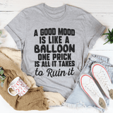 A Good Mood Is Like A Balloon Tee From Peachy Sunday