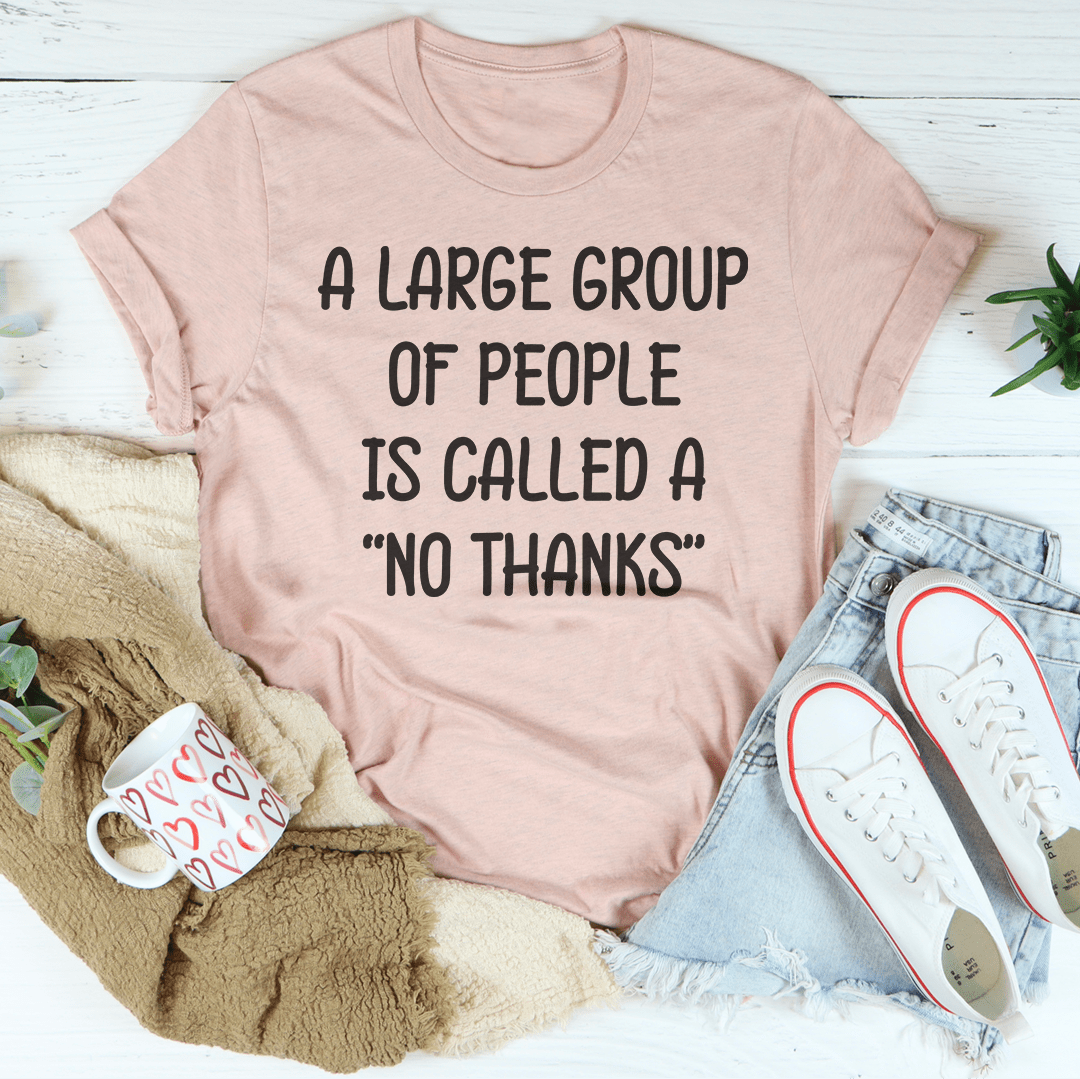 A Large Group Of People Tee From Peachy Sunday