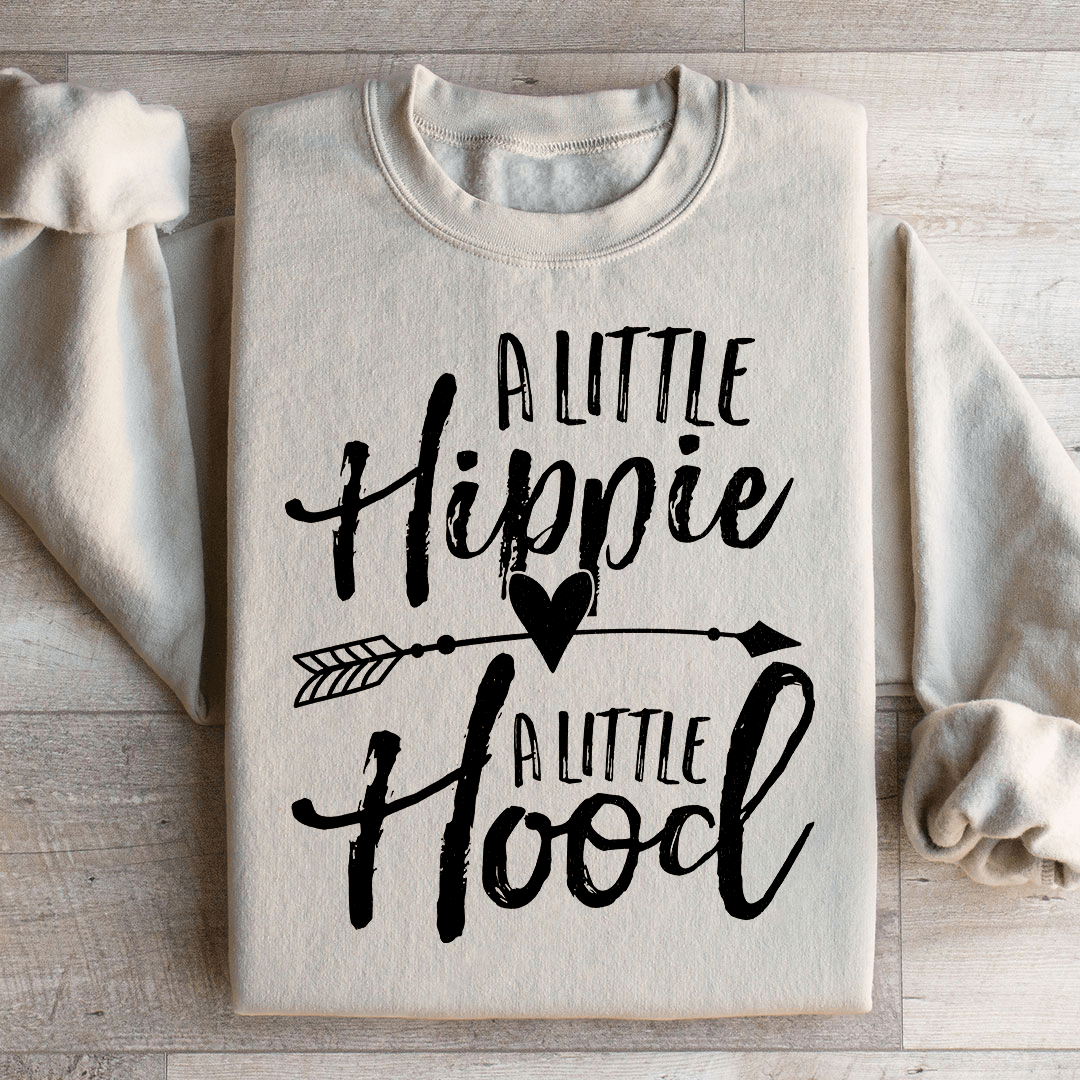 A Little Hippie A Little Hood Sweatshirt From Peachy Sunday