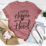 A little hippie a little hood Tee From Peachy Sunday