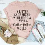 A Little Sage Mixed With Hood Tee From Peachy Sunday