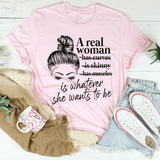 A Real Woman Tee From Peachy Sunday