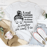 A Real Woman Tee From Peachy Sunday