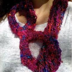 A Roundabout Way Scarf Pattern from Darn Good Yarn