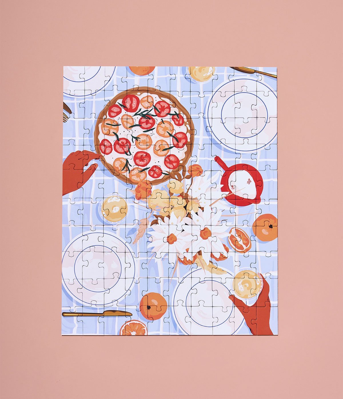 A Table in Summer Puzzle from Ordinary Habit