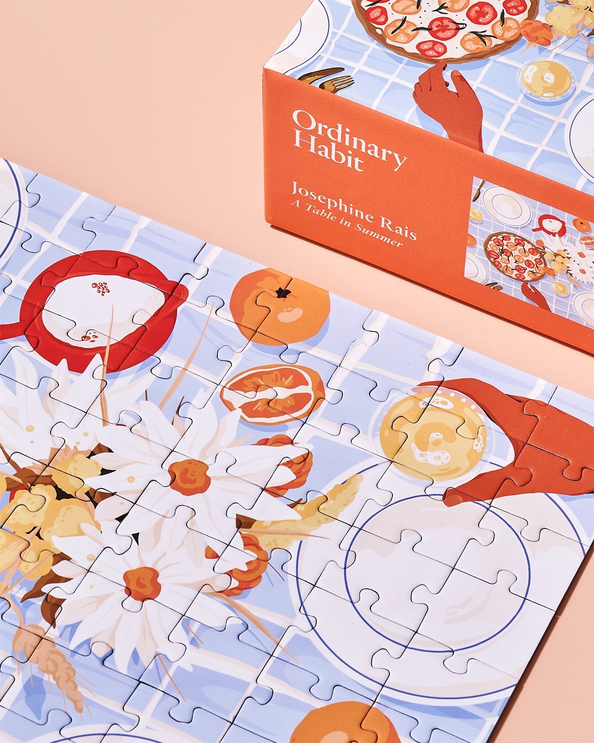 A Table in Summer Puzzle from Ordinary Habit