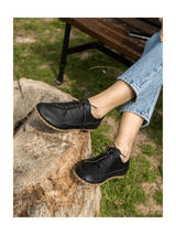 Men's Black Barefoot Sneakers from Atlantis Handmade Shoes