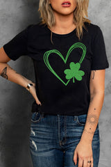 Black Clover Heart Shaped T-Shirts from MsDressly