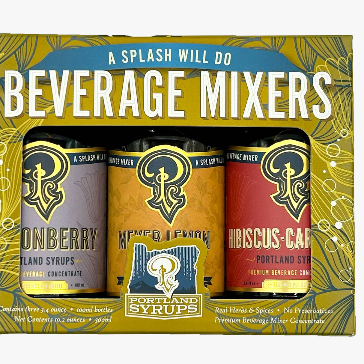 Sampler Pack Trio from Portland Syrups