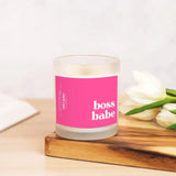 Glass Candle - Boss Babe (Cactus Flower & Jade) from CB Studio