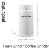 Proctor Silex Fresh Grind Electric Coffee and Spice Grinder from Jupiter Gear Home