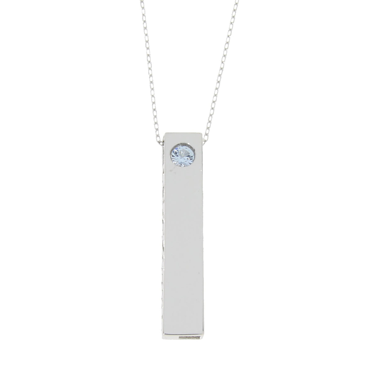 Created Aquamarine Fashion Pendants Sterling Silver from Bids.com