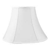 White Bell Shantung Lampshade From LampsUSA