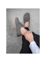 Men's Gray Barefoot Sneakers from Atlantis Handmade Shoes