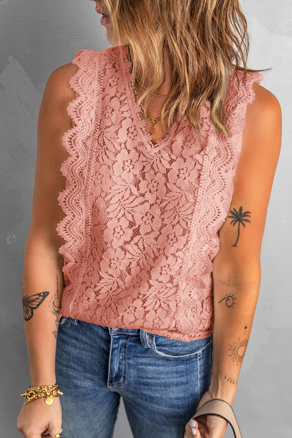Allover Lace Tank From MsDressly