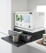 Countertop Drawer with Pull-Out Shelf - Steel from Yamazaki Home