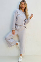 Laylah Textured Top and Pants Set From Threaded Pear