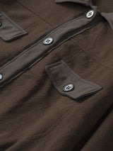 Autumn Brown Fleece Jacket from MsDressly
