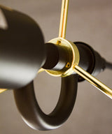 Light Swag Plug-In Pendant 16"w Island Paradise Linen Drum Shade, 17' Black Cord From LampsUSA