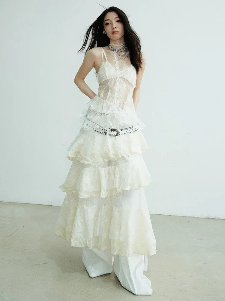 Deektah Layered Ruffle Dress from Marigold Shadows