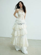 Deektah Layered Ruffle Dress from Marigold Shadows