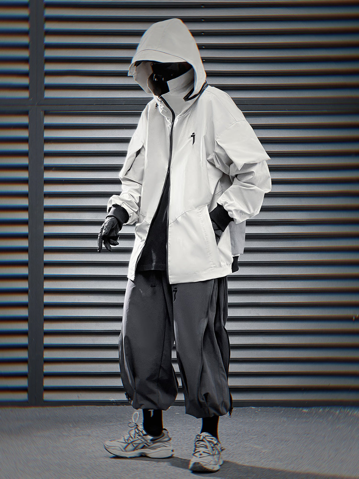 J35 Grey Tech Jacket from Niepce Inc