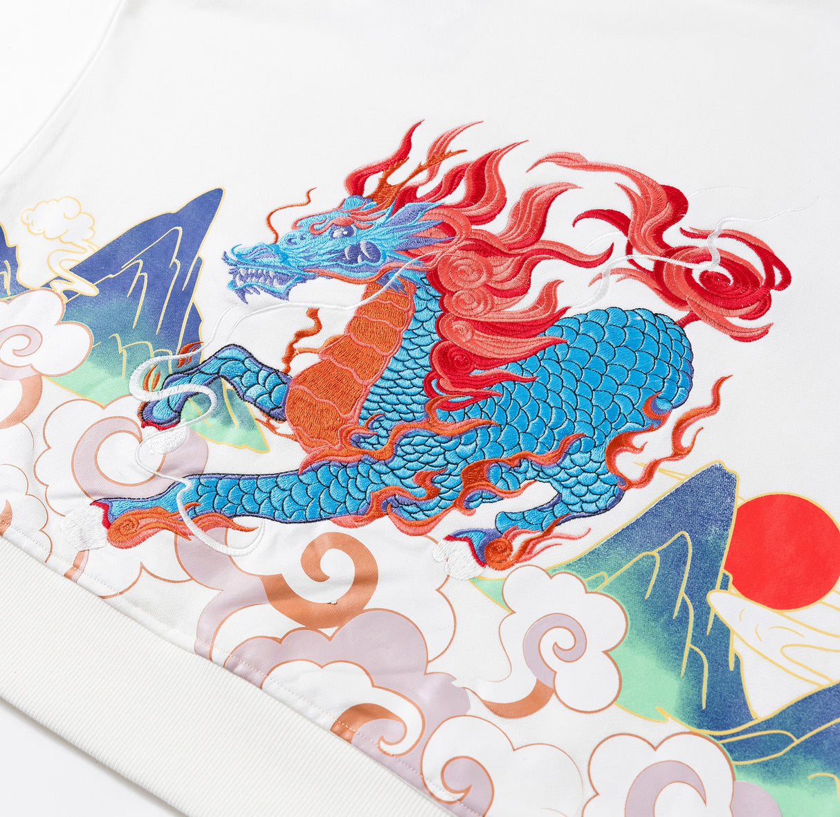 Demon Horse Embroidery Hoodie from Niepce Inc