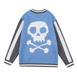 Easy Skull Knit Bomber Jacket from Niepce Inc