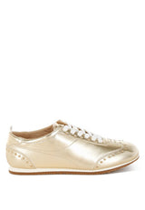 Yorika Studded Metallic Pleather Sneakers from My Pampered Life Seattle