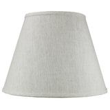 Textured 16"W x 12"H Oatmeal Empire Hardback Lamp Shade from LampsUSA