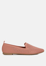 Abedi Rhinestone Embellished Pull Tab Loafers from London Rag International