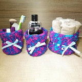Abigail Basket Trio Crochet Pattern from Darn Good Yarn