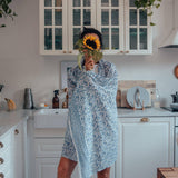 Abstract Blue Sarong from Passion Lilie