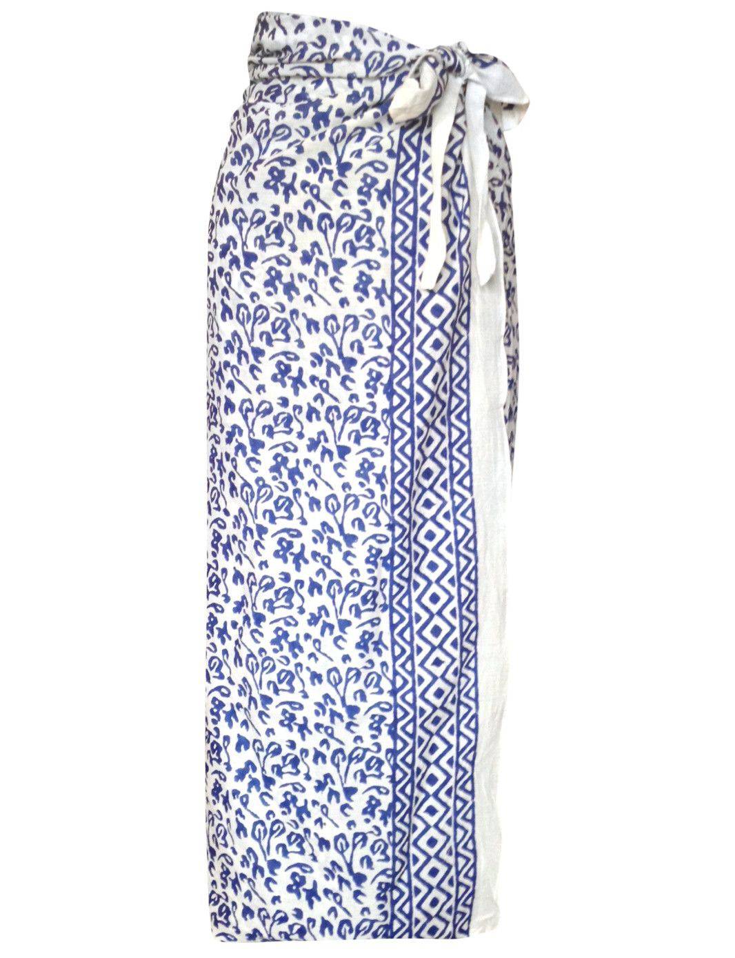 Abstract Blue Sarong from Passion Lilie
