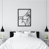 Abstract Woman With Hat Metal Decor from VITAHOME DESIGN LLC
