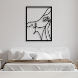 Abstract Woman With Hat Metal Decor from VITAHOME DESIGN LLC