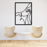 Abstract Woman With Hat Metal Decor from VITAHOME DESIGN LLC