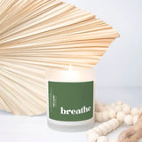Glass Candle - Breathe (Cactus Flower & Jade) from CB Studio