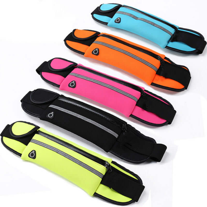 Velocity Water-Resistant Sports Running Belt and Fanny Pack for Outdoor Sports from Jupiter Gear
