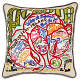 Acadia National Park Hand-Embroidered Pillow from Quirks!