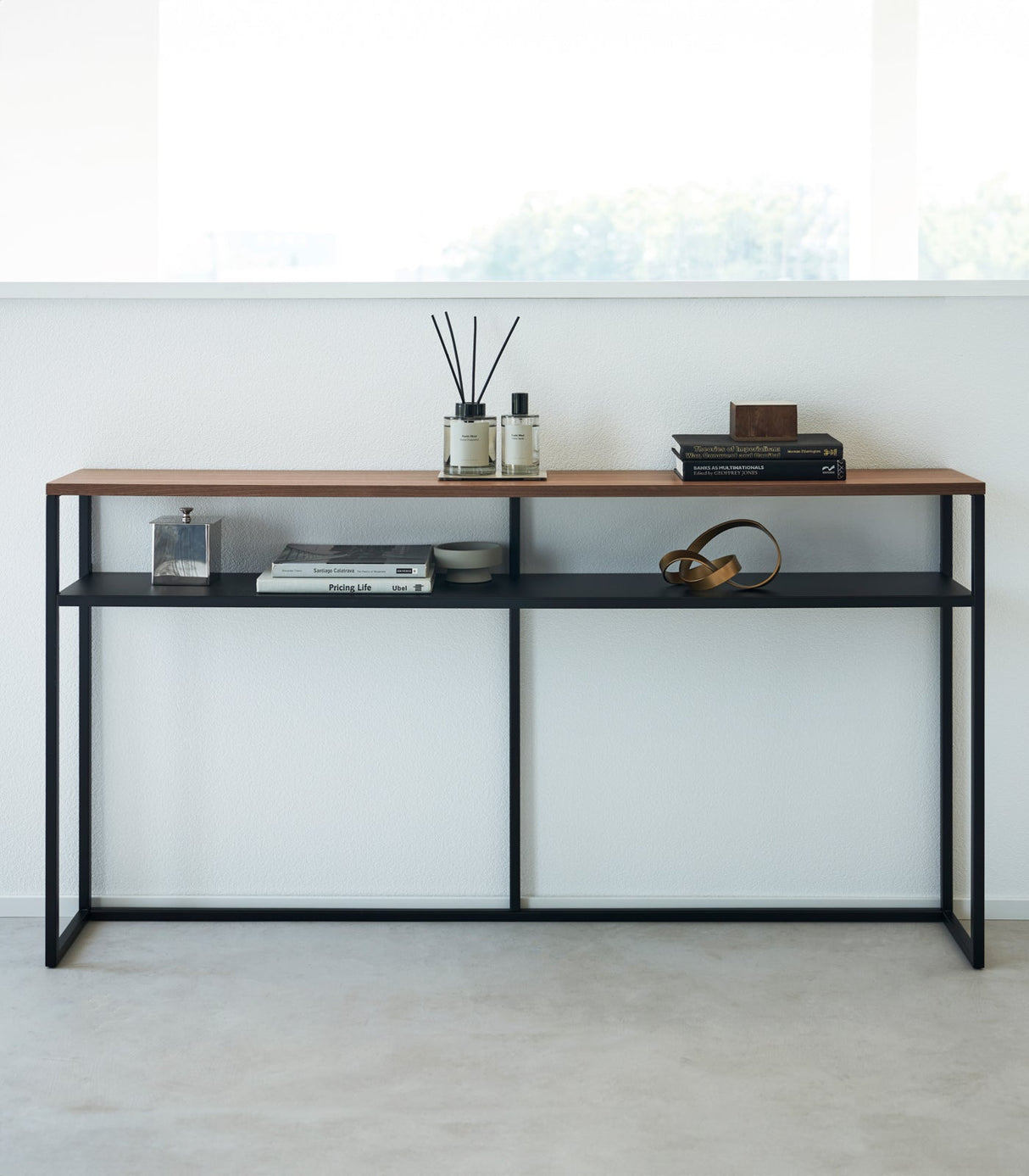 Long Console Table - Two Styles - Steel from Yamazaki Home