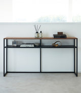 Long Console Table - Two Styles - Steel from Yamazaki Home