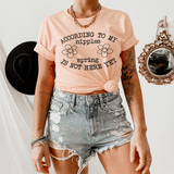 According To My Nipples Spring Is Not Here Yet Tee From Peachy Sunday