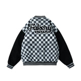 Checkered Winter Bomber Jacket from Niepce Inc