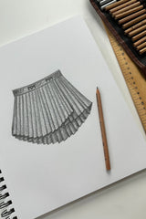 Ace ‘em Pleated Skort - Sugar from POPFLEX