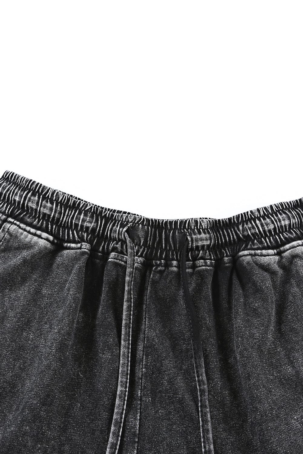 Acid Washed Black Lounge Ensemble with Shorts from MsDressly