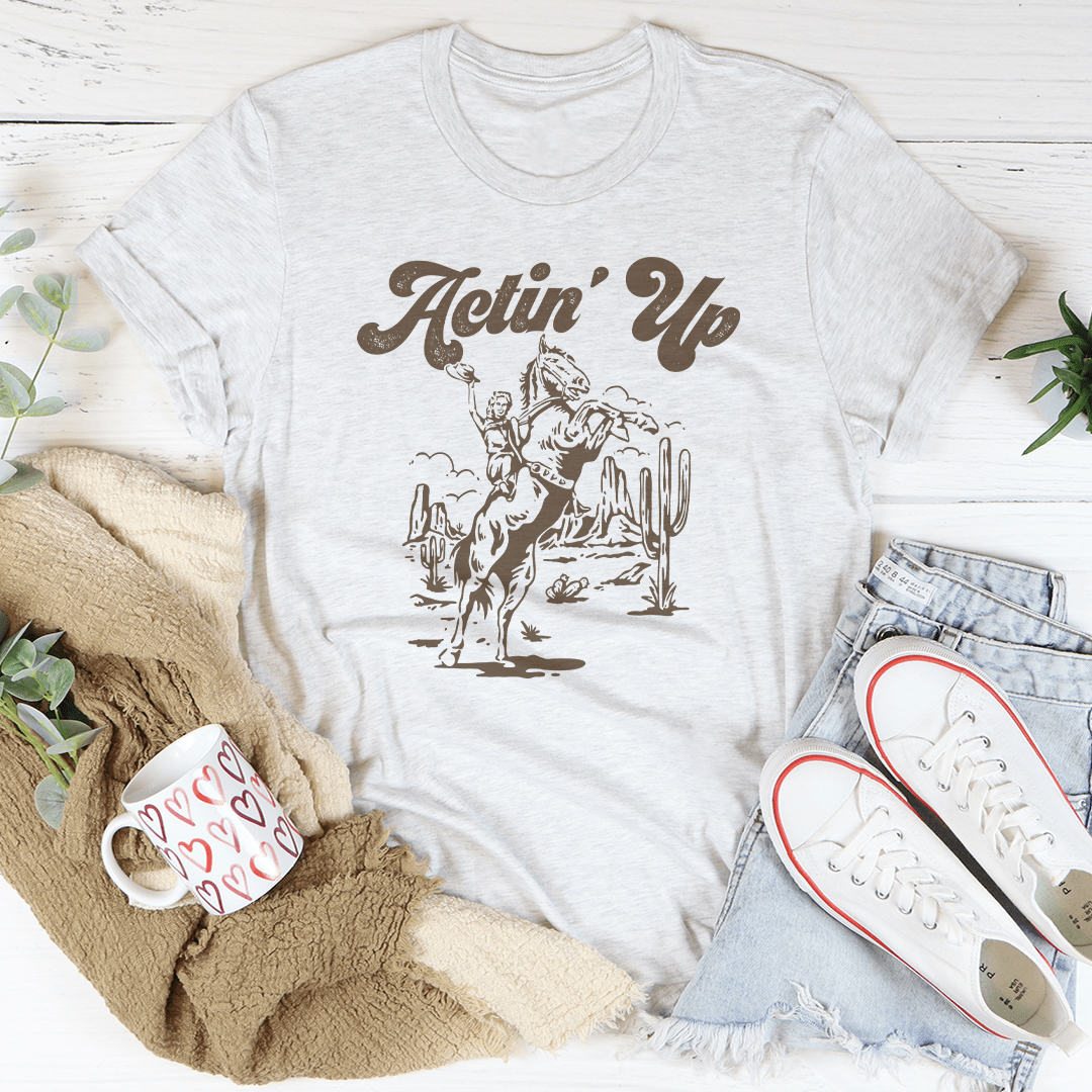 Actin Up Tee From Peachy Sunday