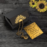 Sunflower Gold Skull Necklace from Zapps Clothing