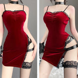 Ada Wong Resident Evil Cosplay Red Dress – Lace Cheongsam From Kawaii Stop
