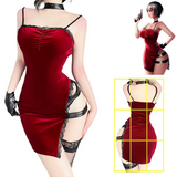 Ada Wong Resident Evil Cosplay Red Dress – Lace Cheongsam From Kawaii Stop